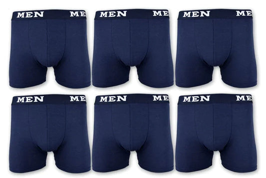 4 pack Men Heren Boxers Katoen Blauw - Boxershort