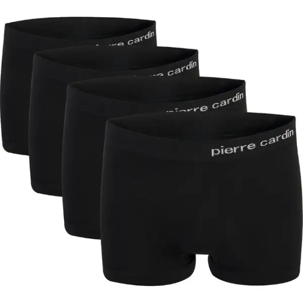 4 pack Pierre Cardin Herenboxers naadloos zwart200380 - Boxershort heren