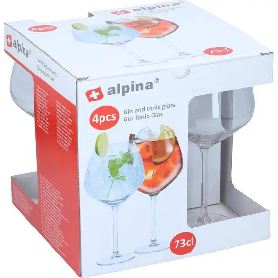 4x Gin Tonic cocktailglazen 730 ml - Gin Tonic cocktailglazen