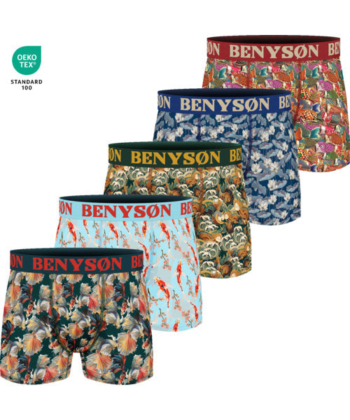 5 pack BENYSON® 5-Pack Boxershorts 7126 ’Jungle’ - Boxershort heren