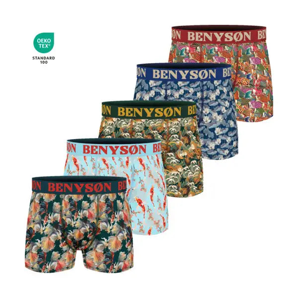 5 pack BENYSON® 5-Pack Boxershorts 7126 ’Jungle’ - Boxershort heren