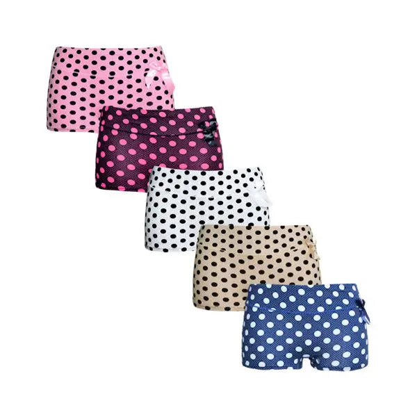 5 pack Fine Woman Dames Boxers Dottie met ’Strikje’ - boxershort