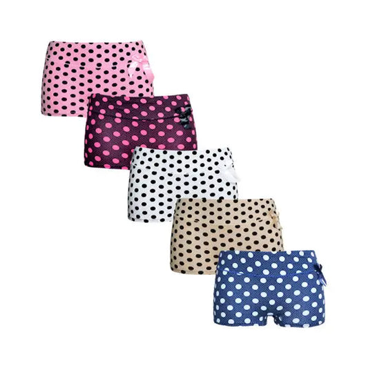 5 pack Fine Woman Dames Boxers Dottie met ’Strikje’ - boxershort