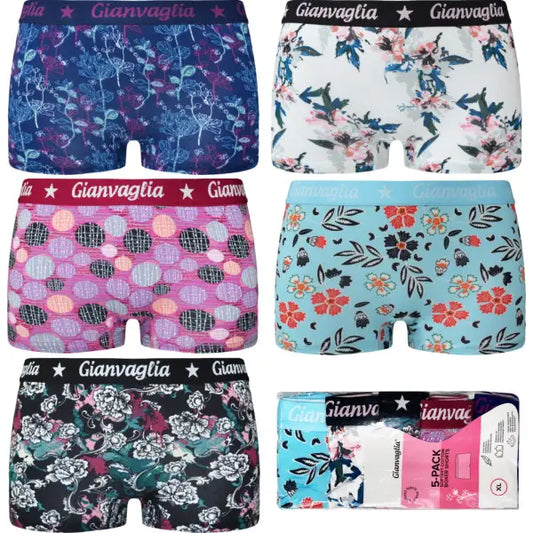 5 pack Gianvaglia Dames Boxershort GVG-201 - heren