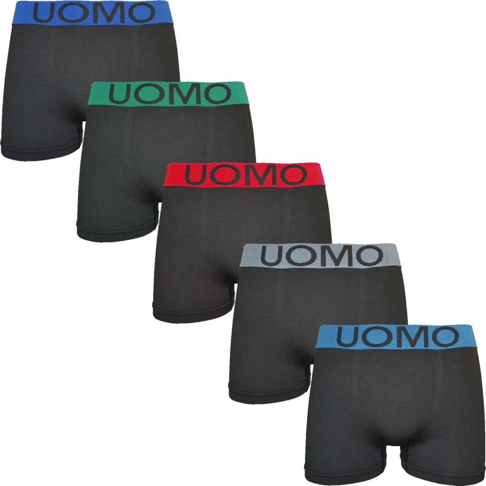 5 pack UOMO Herenboxershort naadloos color Smooth - Boxershort heren