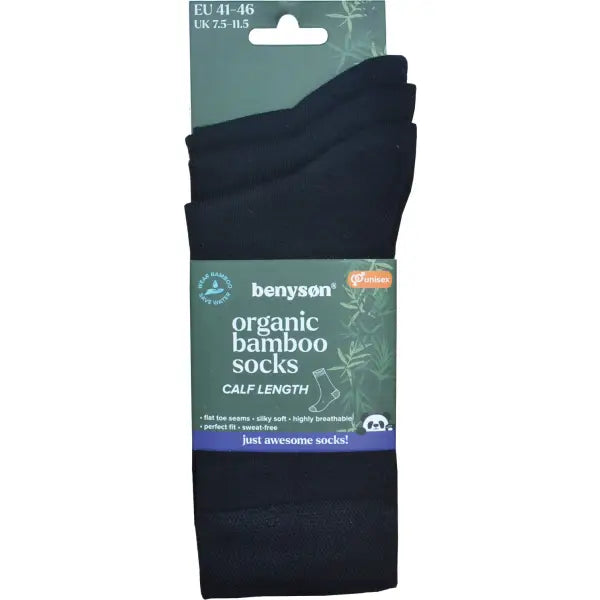 6 paar Benyson Bamboe sokken Mix kleuren Unisex