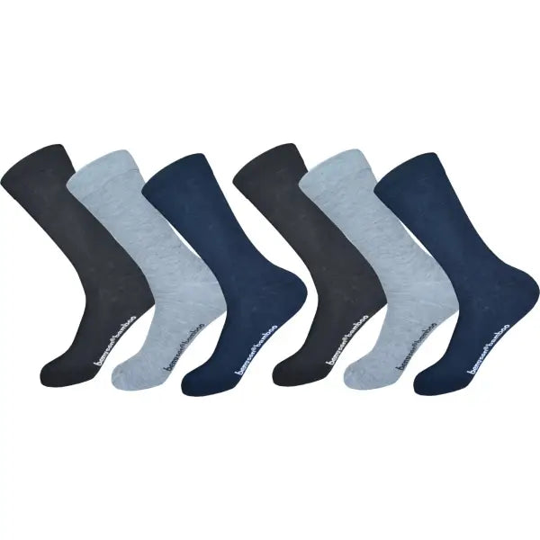 6 paar Benyson Bamboe sokken Mix kleuren Unisex