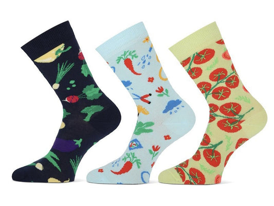 6 paar Dames sokken Teckel limited edition ’FLORAL’ 6-Paar