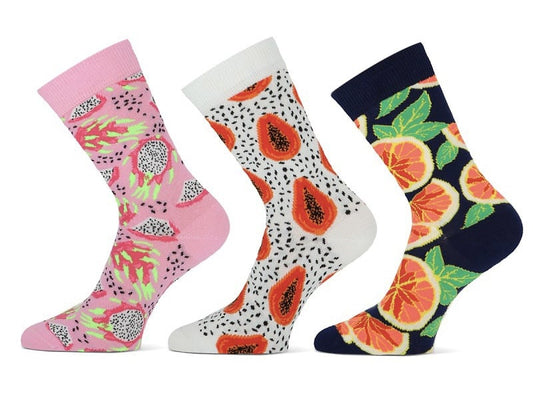 6 paar Dames sokken Teckel limited edition ’Fruity’
