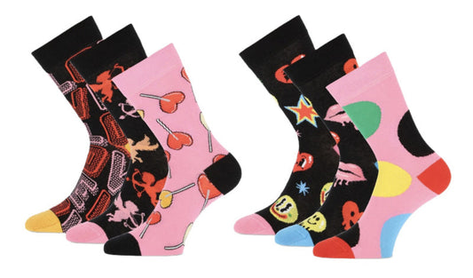 6 paar Dames sokken Teckel limited edition ’Love’