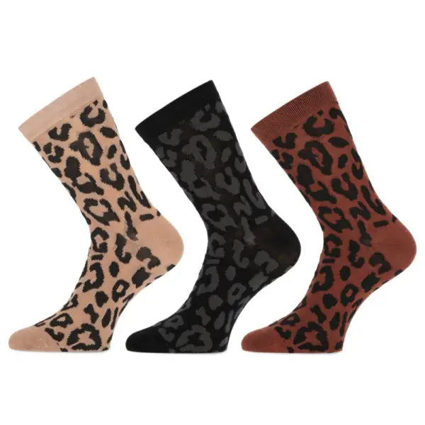 6 paar Damessok Teckel ’Leopard’ 6-Paar - Sokken