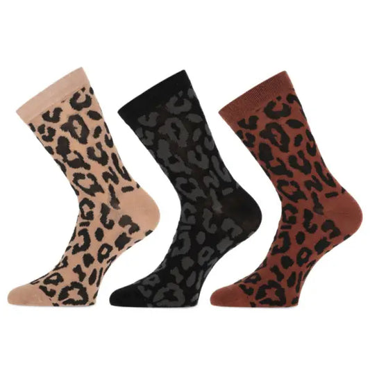6 paar Damessok Teckel ’Leopard’ 6-Paar - Sokken