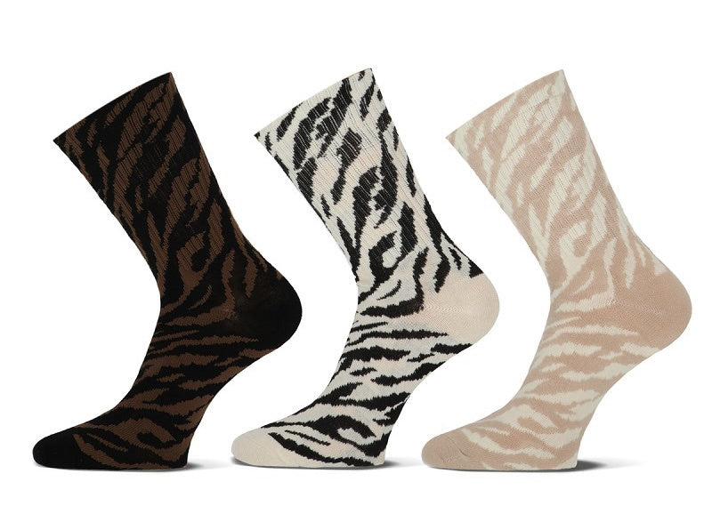 6 paar Damessok Teckel ’Zebra’ - Sokken