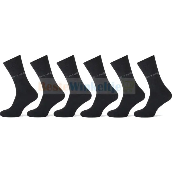 6 paar Pierre Cardin Heren sokken Antracite