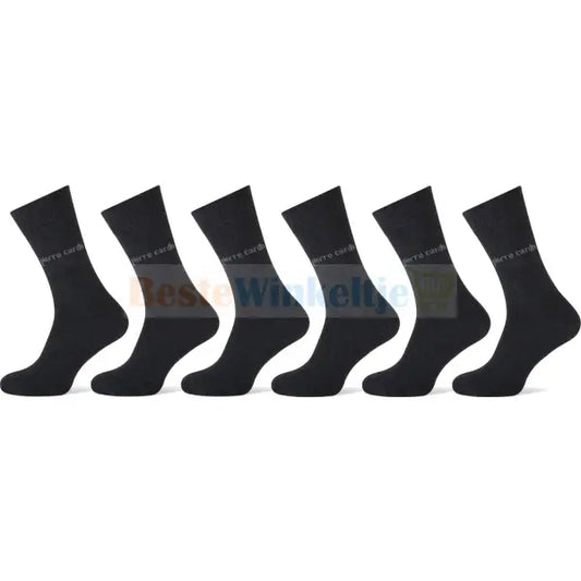 6 paar Pierre Cardin Heren sokken Antracite