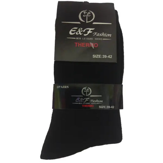 6 paar Thermo sokken Zwart Outdoor E&F