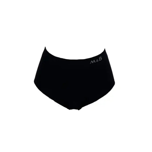 6 pack MB Dames naadloze slip Zwart | Naadloos ondergoed - Dames slips