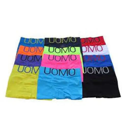 6 pack UOMO naadloze Herenboxers Color - Boxershort heren
