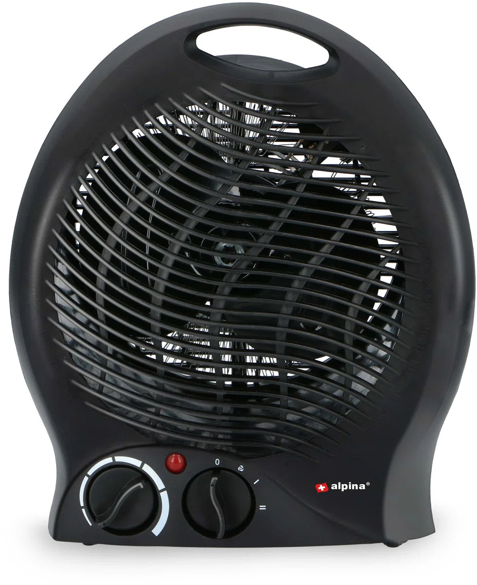 Alpina Draagbare Ventilatorkachel 2000W zwart