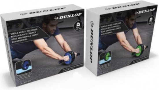 Dunlop Fitness buikspierwiel - ab roller