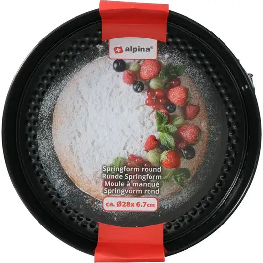 Alpina Bak Springvorm - Anti-Aanbaklaag Ø 28 x 6,7 CM - Bak Springvorm