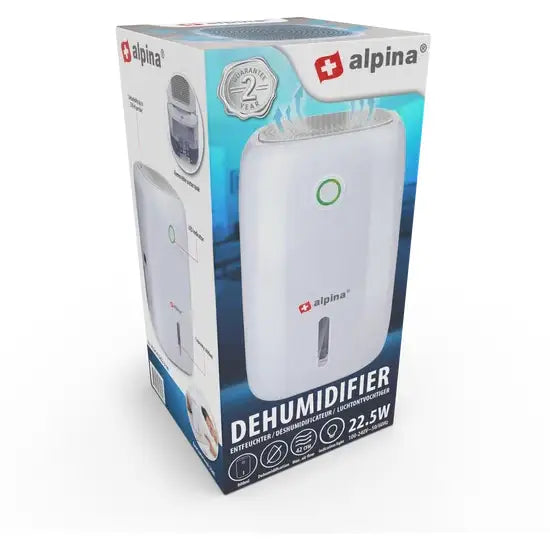 alpina Mini Luchtontvochtiger - Dehumidifier - Luchtontvochtiger