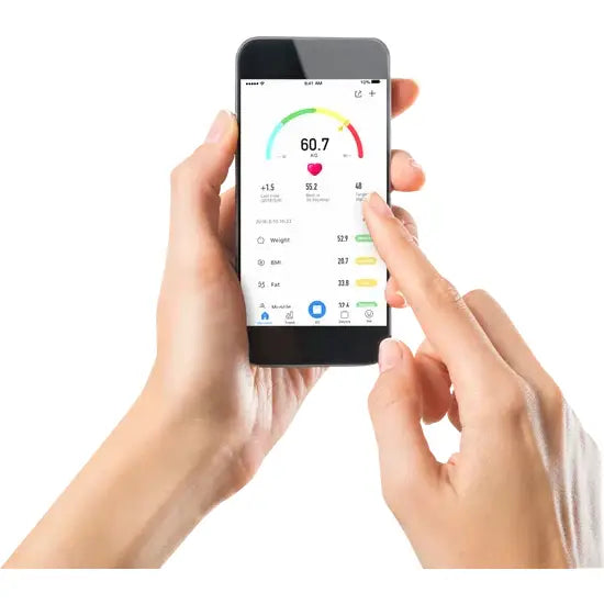 Alpina Slimme Weegschaal - met Lichaamsanalyse en app - personen weegschaal