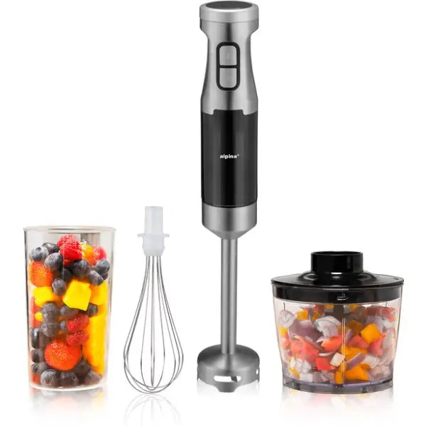 Alpina Staafmixer Set - Staafmixer met Hakmolen - Handmixer