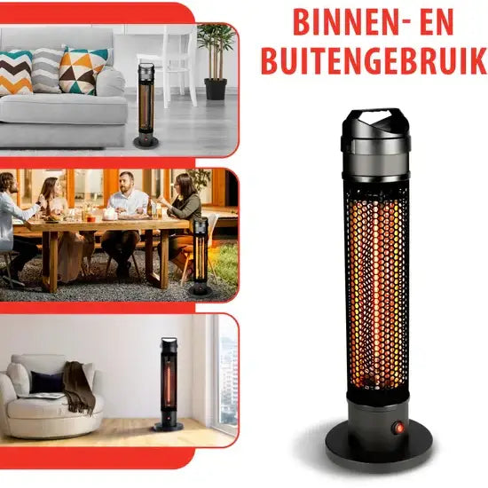 alpina staande Kachel infrarood Terrasverwarmer - electrische kachel