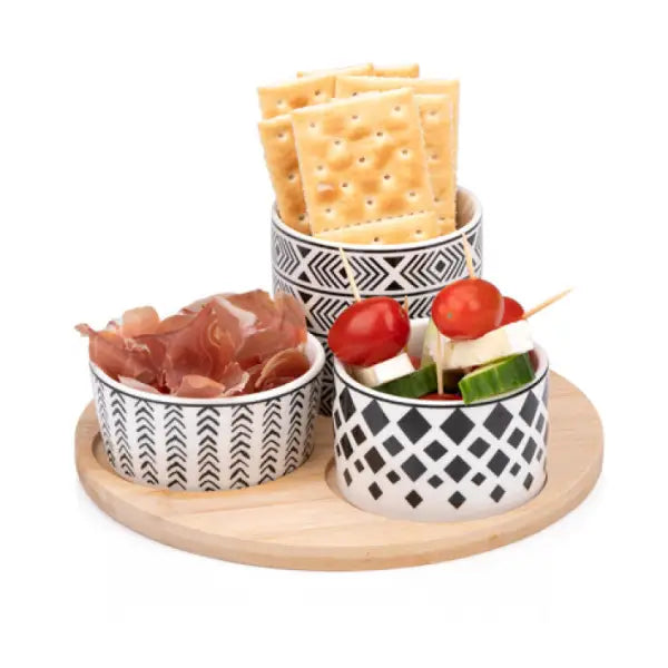 Alpina Tapasset rond 4 delig - Tapas set