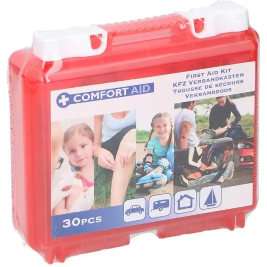 Compacte EHBO verbanddoos 15 x 15 x 5 cm - verbanddoos