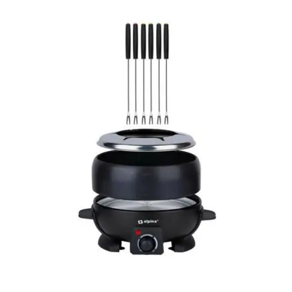 Complete fondueset voor 6 personen - Alpina - Kaasfondue