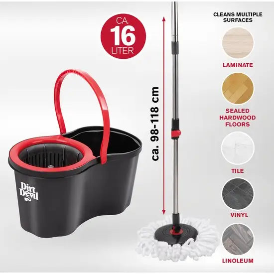 Dirt Devil Dweilsysteem met Wringer - dweilsysteem