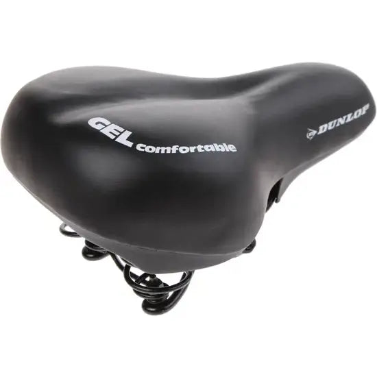 Dunlop Fietszadel met Gel - voor Stads- en Tourfietsen - Fietszadel