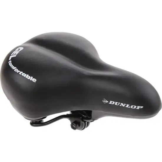 Dunlop Fietszadel met Gel - voor Stads- en Tourfietsen - Fietszadel