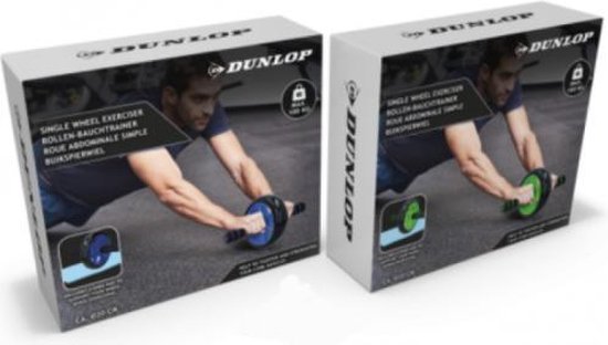 Dunlop Fitness buikspierwiel - ab roller - ab roller