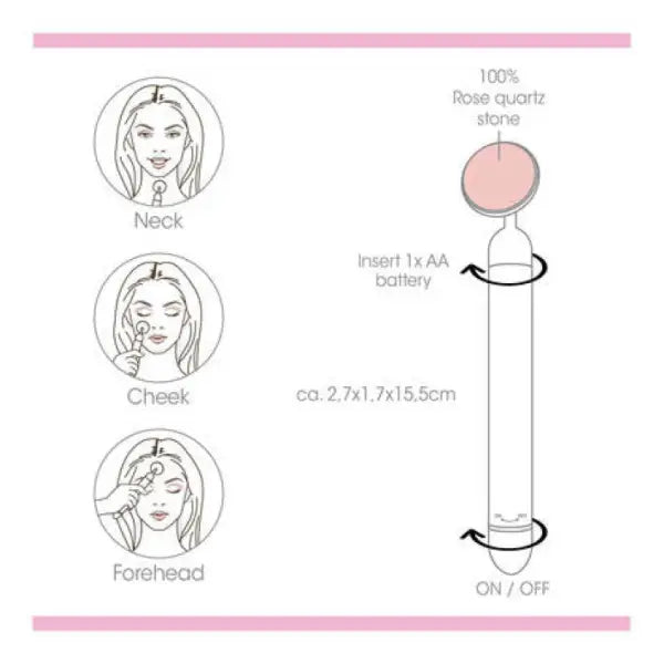 Elektrische Gezichts massager Touch of Beauty - gezichtsmassage