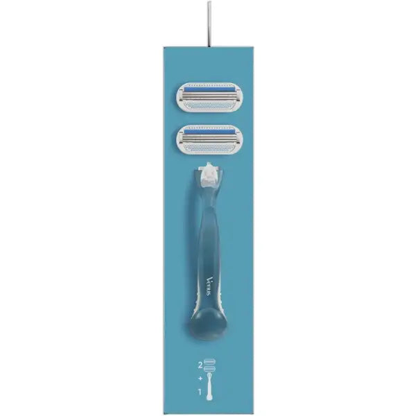 Gillette Venus Smooth - Rondingvolgende Mesjes - 1 Handvat - 2 Navulmesjes - Scheemesje venus