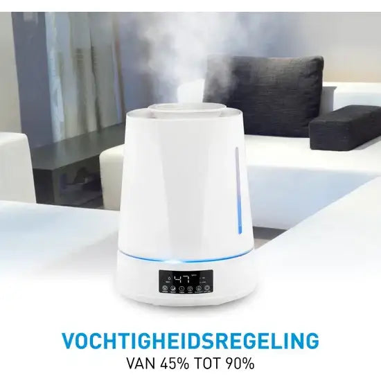 Grundig Luchtbevochtiger - Diffuser Aromatherapie - Humidifier met Hygrometer en Timer - Luchtbevochtiger