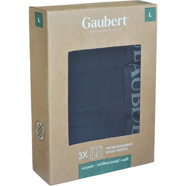 Heren Bamboe Boxershorts - 3-Pack - Zwart - Boxershort heren