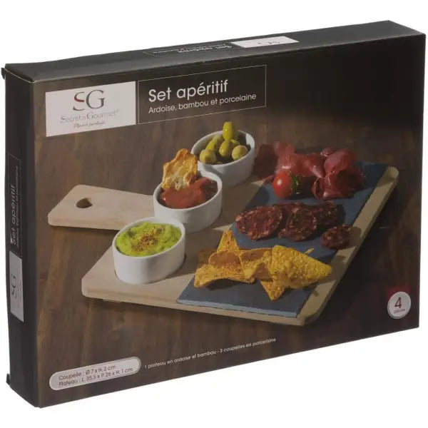 Secret de Gourmet kaasplankset 4 delig - kaasplank