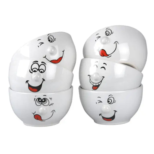 Smiley bowl 6 stuks 500ML - Bowl