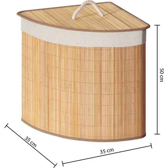 Wasmand Bamboe Hoek 48 Liter - Wasmand
